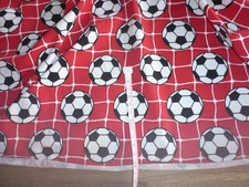 Jersey Fußball rot schwarz weiß Ball Tornetz B 75 x H 100 cm