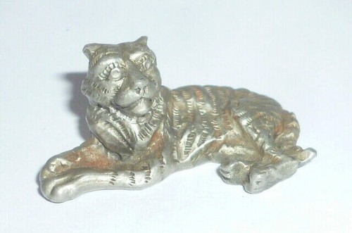 Metallfigur zinnfigur tiger - zinnfigur,
