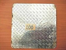 Alu Riffelblech Ableger 250mm x 250mm x 1,5mm stark kaum Saatmuster