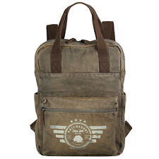 Greenburry Aviator Canvas Rucksack Backpack Daypack 5911