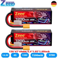2x Zeee 4S Lipo Akku 14.8V