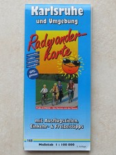 ? Radwanderkarte Karlsruhe und Umgebung mit Ausflugszielen & Freizeittipps ?