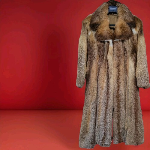 Fuchs pelzmantel lang - s/m,