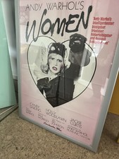 andy warhol plakat  original 70er schön gerahmt
