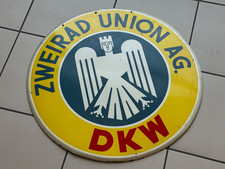 DKW Blechschild, kein Emailschild, Zweirad Union, Motorräder
