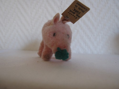Steiff wollminiatur schwein - wollminiatur,