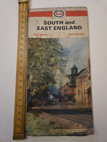 Vintage 1965 esso road - 1965,