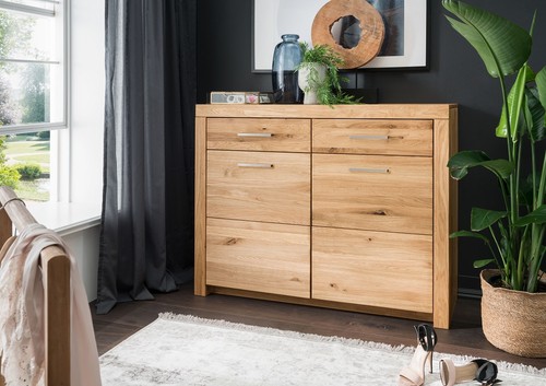 Sideboard 118x92cm massivholz - sideboard,