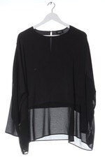 TIGHA Schlupf-Bluse Damen Bluse Gr. DE 42 schwarz Casual-Look