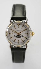 Fossil Uhr Damen Yamaha Außenborder Schwarz Leder Edelstahl Silber Gold Quarz