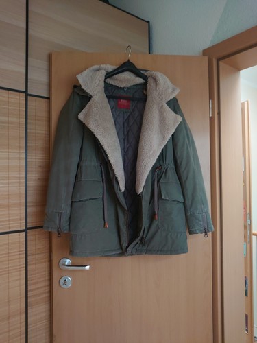 Gefütterte winterjacke parka - gefütterte,