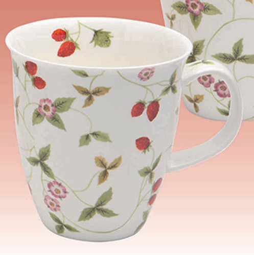 Mirella erdbeeren teetasse - erdbeeren,