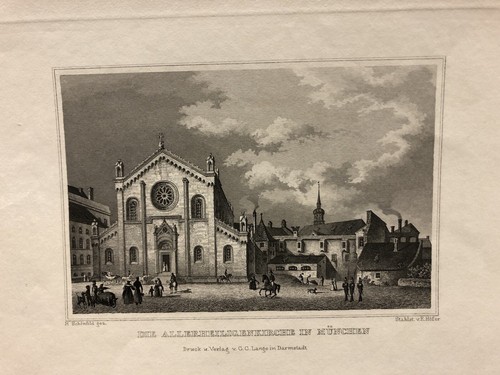 Original stahlstich münchen - original,