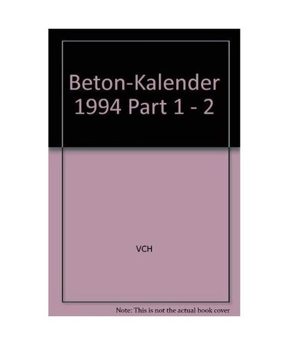 Beton kalender 1994 part - beton-kalender, 1