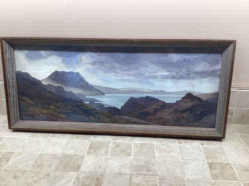 Vintage original aquarell - original,