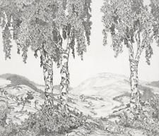 HANS-GEORG RAUCH - Drei Birken (Die schweigende Mehrheit) - Radierung, 1974