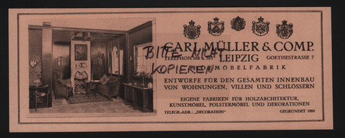 Leipzig werbung 1918 carl - leipzig,,