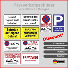 Parken verboten Schild