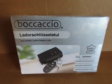 Lederschlüsseletui schwarz