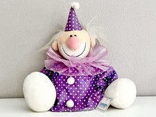 ✅ Vintage NICI "CLOWN ANTON" Steinbeck (50cm groß) Mit Schild/Tag / Plüschtier