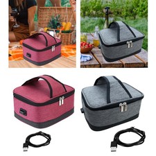 Beheizte Brotdose Speisenwärmer Wasserdicht Behälter USB Tragbar Isolierung Tasche,