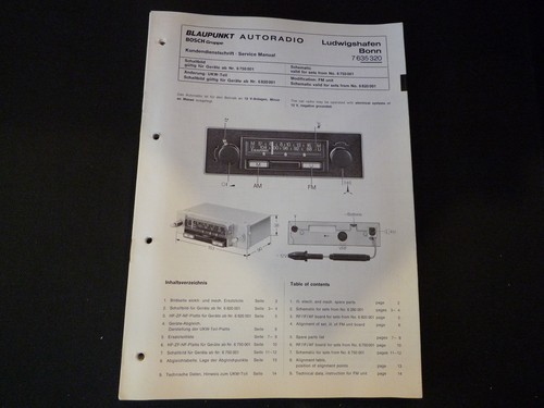 Original service manual - original,