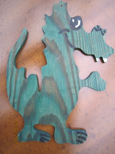 Sperrholzfigur krokodil zum - sperrholzfigur,