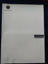 Saab 9-3 Cabrio Pressemappe Leipzig 2003 + Pressefotos, CD fehlt