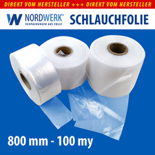 LDPE Schlauchfolie 800mm x 0,1