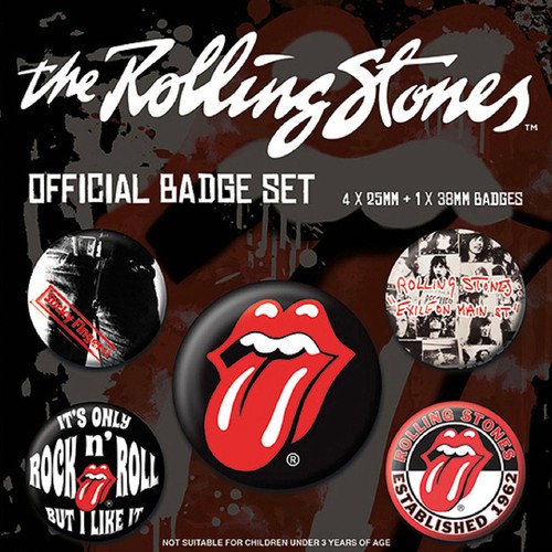 Rolling stones buttonset - rolling,