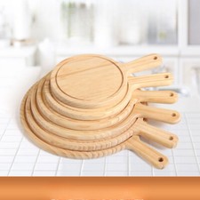 1xThick Rund Holz Pizza Platte