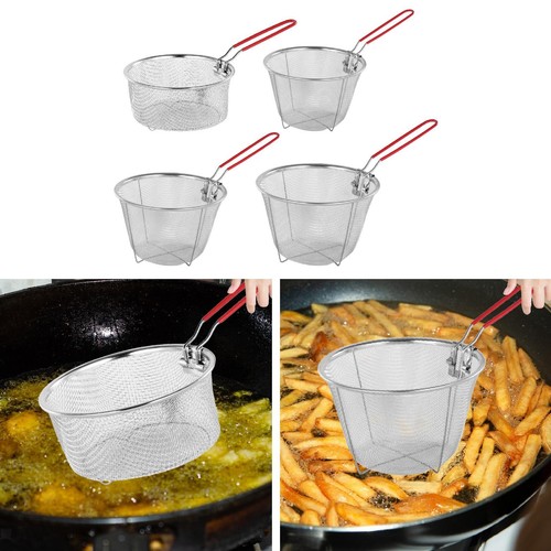 Frittierkorb aus edelstahl - frittierkorb,