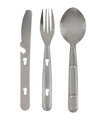 Campingbesteck set clip - set,