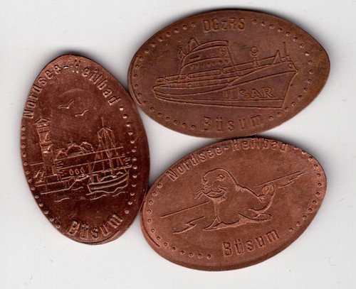 Elongated coin nordsee heilbad - elongated, nordsee-heilbad