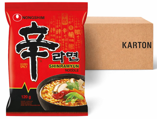 Nongshim shin ramyun 20x120g - nongshim,