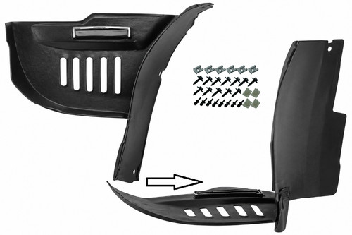 Radhausschale clips vorne - radhausschale, +