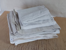 13 schöne alte handgewebte Leinen Handtücher  um 1900  Konvolut