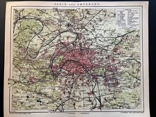 antiker historischer Stadtplan