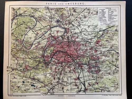 Antiker historischer stadtplan - antiker,