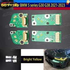 Gelbe Autoscheinwerfer DRL Chip LED Boards für BMW 5er G30 G38 LCI F90 M5 21-23