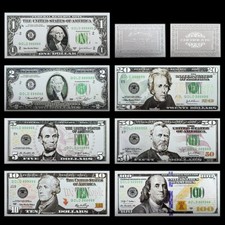 7 USA DOLLAR BANKNOTEN SET -