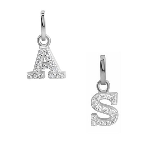 Buchstaben anhänger mit - buchstaben,