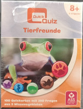 Quick Quiz Tierfreunde Quizkarten von ASS ab 8 Jahren Neu