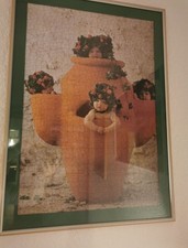 Anne Geddes Puzzle fertig gepuzzelt und gerahmt