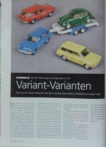 Volkswagen 1600 variant typ - volkswagen,