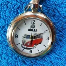 VW Bulli Taschenuhr mit Etui
