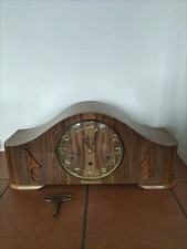 Kaminuhr Karl Lauffer Schwenningen mit Westminsterschlag - defekt, mit Schlüssel