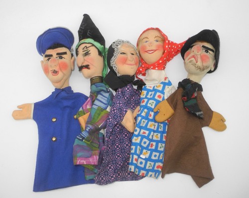 Konvolut alte handpuppen - konvolut,