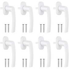 Fenstergriff Aluminium Weiß 8