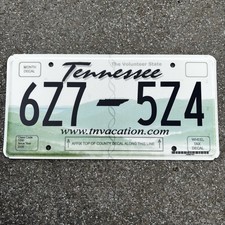 Original US Auto Kennzeichen Nummernschild USA ?? Tennessee 